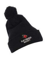 High Stick Burghy Yupoong Cuffed Knit Beanie with Pom Pom Hat PSUHKY