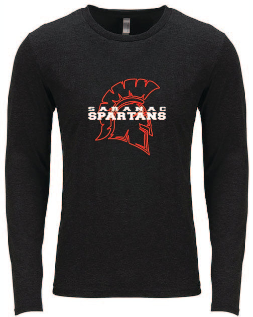 Next Level Apparel Men's Triblend Long-Sleeve Crew 6th