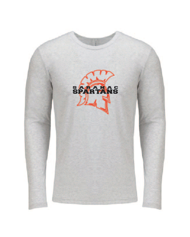 Next Level Apparel Men's Triblend Long-Sleeve Crew 6th
