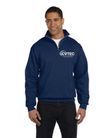 CV-TECLC Jerzees 1/4 Cadet Collar Sweatshirt CVES