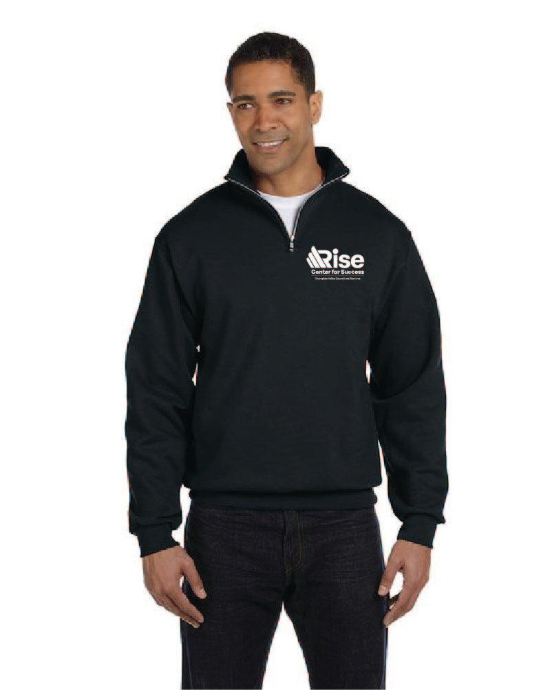 CVES Jerzees Adult NuBlend® Quarter-Zip Cadet Collar Sweatshirt