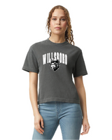 Center Warrior Comfort Colors Ladies' Heavyweight Cropped T-Shirt WillsCSD