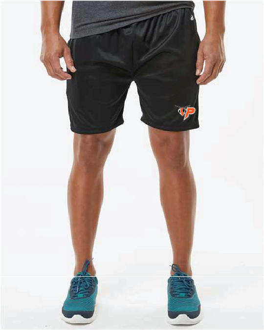 PBee Badgers Men's B-Core 5in Pocketed Shorts PHS25