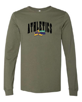 Arched Bella + Canvas Unisex Jersey Long Sleeve Tee VII Branded