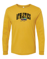 Arched Bella + Canvas Unisex Jersey Long Sleeve Tee VII Branded