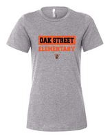 Block BELLA + CANVAS - Women’s Relaxed Fit Heather CVC Tee Oak