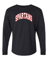 Arched Boxercraft Women's Pom Pom Long Sleeve Jersey T-Shirt 6fund 25