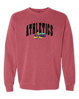 Arched Comfort Colors Unisex Garment-Dyed Crewneck Sweatshirt VII Branded