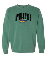 Arched Comfort Colors Unisex Garment-Dyed Crewneck Sweatshirt VII Branded