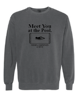 Meet You Comfort Colors Unisex Garment-Dyed Crewneck Sweatshirt VII Swim25