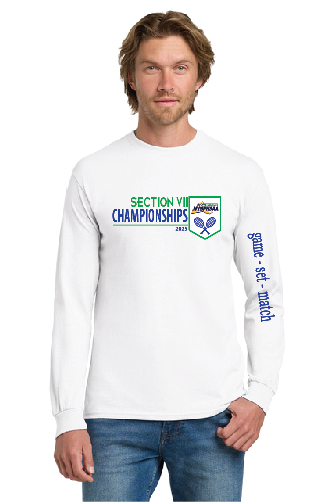 Coupe Gildan® - Heavy Cotton™ 100% Cotton Long Sleeve T-Shirt Tennis25