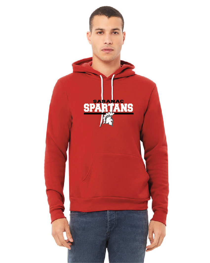 Coyle Bella + Canvas Unisex Sponge Fleece Pullover Hoodie Saranac 6th