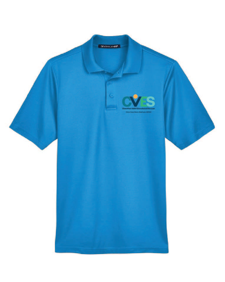 CVES Devon & Jones CrownLux Performance™ Men's Plaited Polo