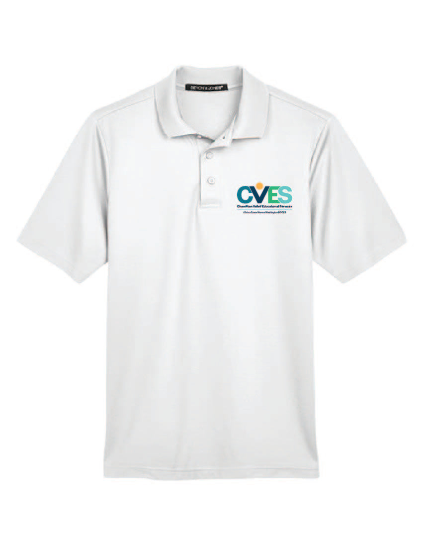 CVES Devon & Jones CrownLux Performance™ Men's Plaited Polo