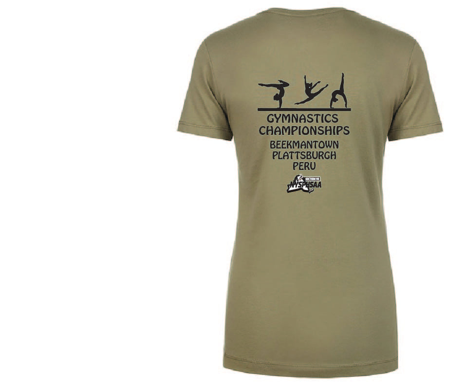 Next Level Apparel Ladies' T-Shirt Gymnastics Championships Shirt - Gymnastics