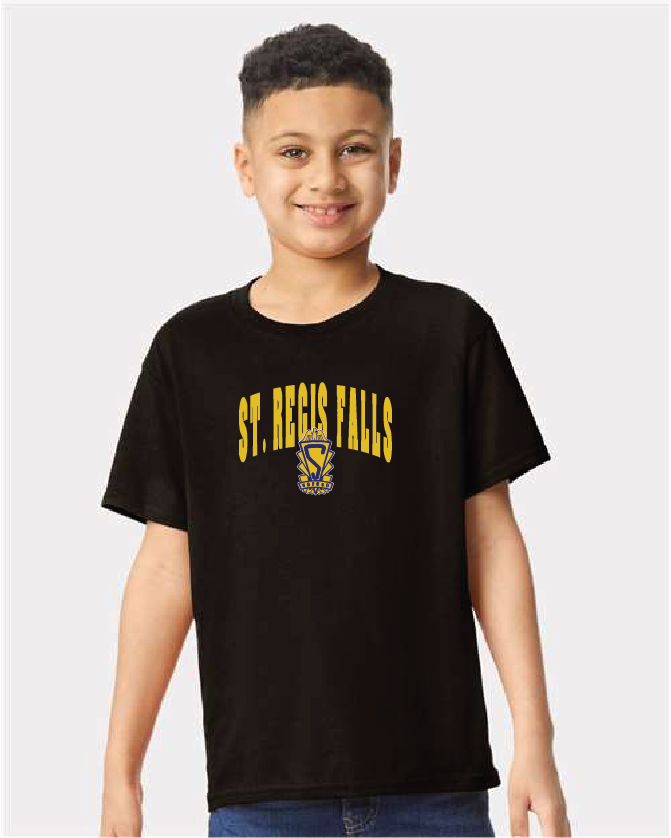 Arched Gildan Youth Heavy Cotton™ T-Shirt STRF25