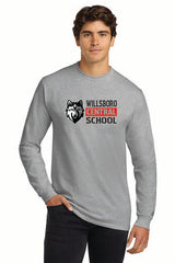 Curly Gildan® Ultra Cotton® 100% US Cotton Long Sleeve T-Shirt Wills25
