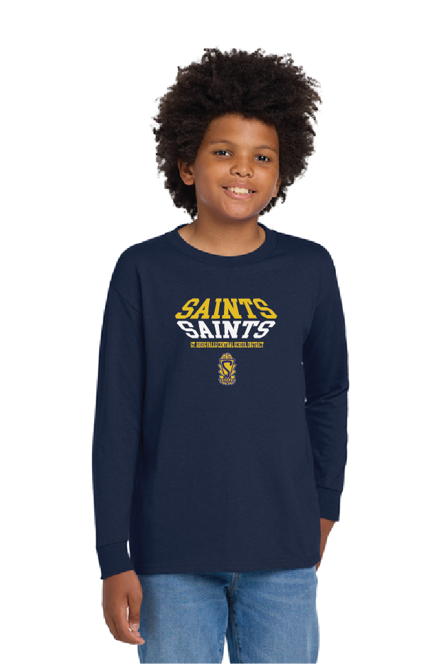 3D Gildan® Youth Heavy Cotton™ 100% Cotton Long Sleeve T-Shirt STRF25