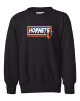 Boxed Hanes Youth EcoSmart® Crewneck Sweatshirt SMS25