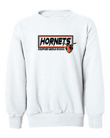 Boxed Hanes Youth EcoSmart® Crewneck Sweatshirt SMS25