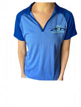 S3LC Sport-Tek® Women's PosiCharge® RacerMesh® Raglan Heather Block Polo CVESX