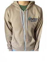 CV-TECLC BELLA+CANVAS ® Unisex Triblend Sponge Fleece Full-Zip Hoodie CVESX