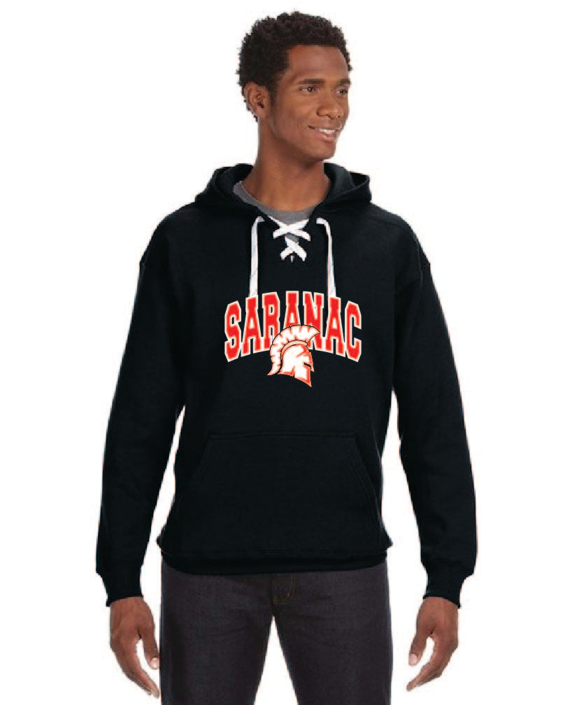 J America Adult Sport Lace Hooded Sweatshirt 6th