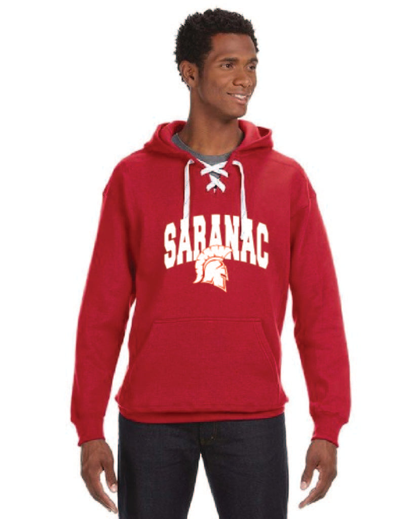 J America Adult Sport Lace Hooded Sweatshirt 6th