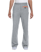 Crossed Jerzees Adult NuBlend® Open-Bottom Fleece Sweatpant TennPHS25