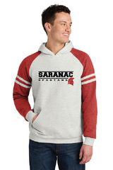 Alley Jerzees® Unisex NuBlend® Varsity Colorblock Hooded Sweater 6fund 25