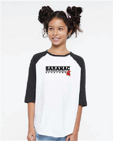 Alley LAT Youth Baseball Fine Jersey Three-Quarter Sleeve Tee 6fund25