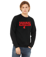 Cross Check Bella + Canvas Unisex Sponge Fleece Crewneck Sweatshirt Saranac VB