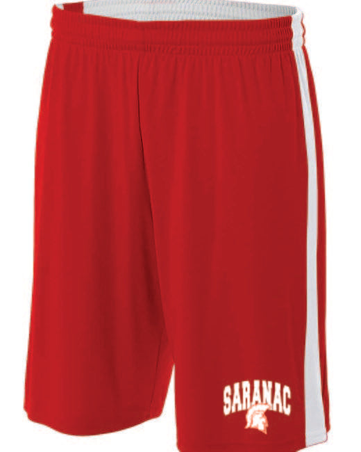 A4 Adult Reversible Moisture Management Shorts 6th