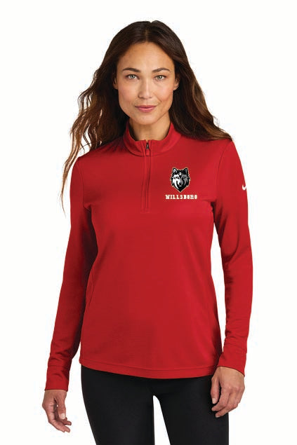 Mascot Nike Women’s Essential 1/2-Zip Cover-Up Wills25