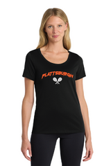 Crossed Nike Women's Dri-FIT Cotton-Poly Scoop Neck Tee TennPHS25