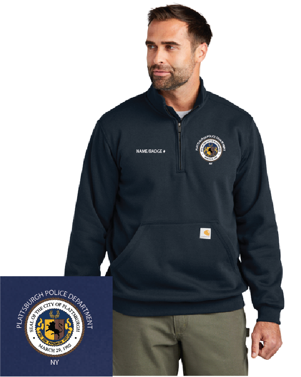 MEMBERS ONLY Carhartt® Midweight 1/4-Zip Mock Neck Sweatshirt PCPD25