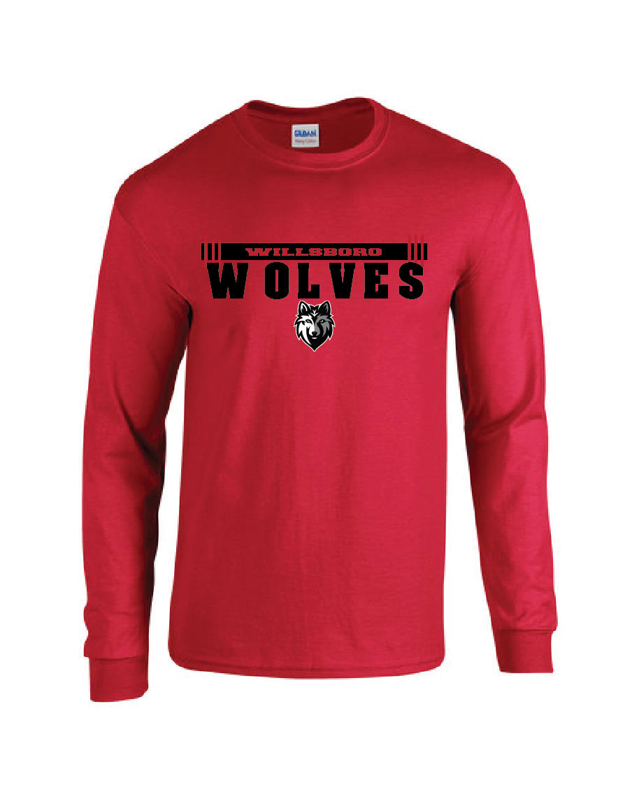 Pasta Gildan Adult Heavy Cotton™ Long-Sleeve T-Shirt WillsCSD