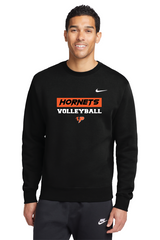 Cross Check Nike Club Fleece Sleeve Swoosh Crew PHS Volleyball