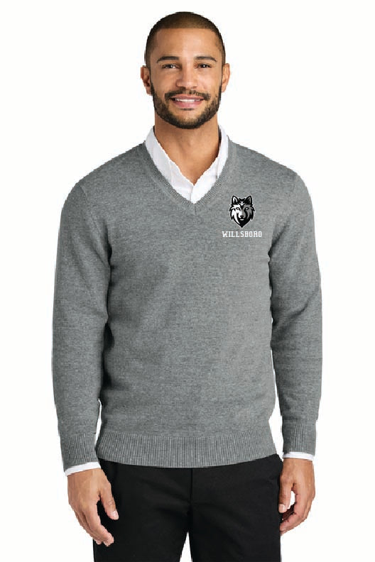Mascot Port Authority® Easy Care V-Neck Sweater Wills25