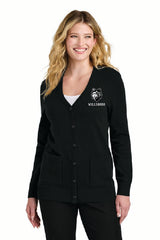 Mascot Port Authority® Women’s Easy Care Button-Up Cardigan Sweater Wills25