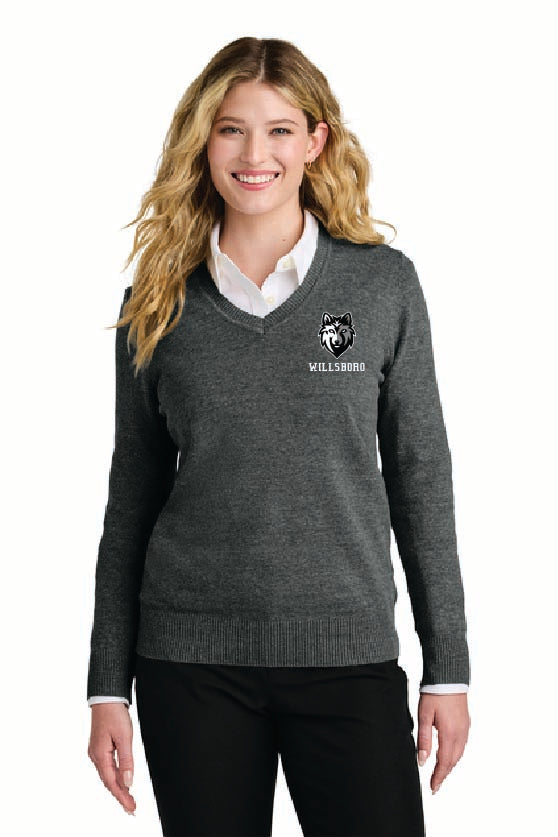 Mascot Port Authority® Women’s Easy Care V-Neck Sweater Wills25