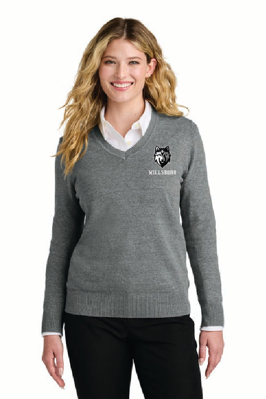 Mascot Port Authority® Women’s Easy Care V-Neck Sweater Wills25