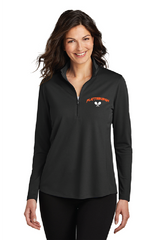 Crossed Port Authority® Women's Dry Zone® UV Micro-Mesh 1-4-Zip TennPHS25