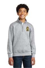 Shield Port & Co™ Youth Core Fleece 1.4-Zip Pullover Sweatshirt STRF25