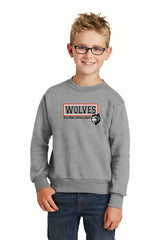 Boxed Port & Co™ Youth Core Fleece Crewneck Sweatshirt Wills25