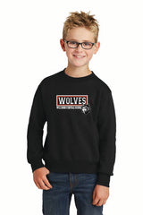 Boxed Port & Co™ Youth Core Fleece Crewneck Sweatshirt Wills25