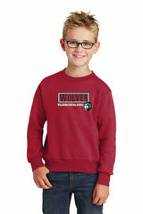 Boxed Port & Co™ Youth Core Fleece Crewneck Sweatshirt Wills25