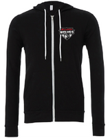 Primary Bella + Canvas Unisex Sponge Fleece Full-Zip Hooded Sweatshirt WillsCSD