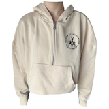 Kreis TriDri - Women's Alice Half-Zip Hooded Sweatshirt Cheer25