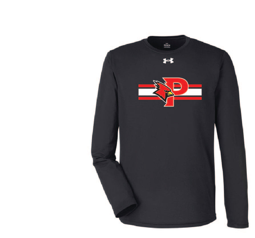 Stripes Under Armour Men's Team Tech Long-Sleeve T-Shirt Cards